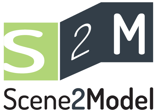 Digital Design Thinking using Scene2Model
