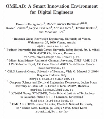 OMiLAB: A Smart Innovation Environment for Digital Engineers